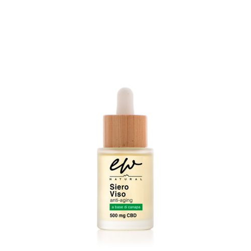 Siero Viso a base di canapa e CBD - EW Natural