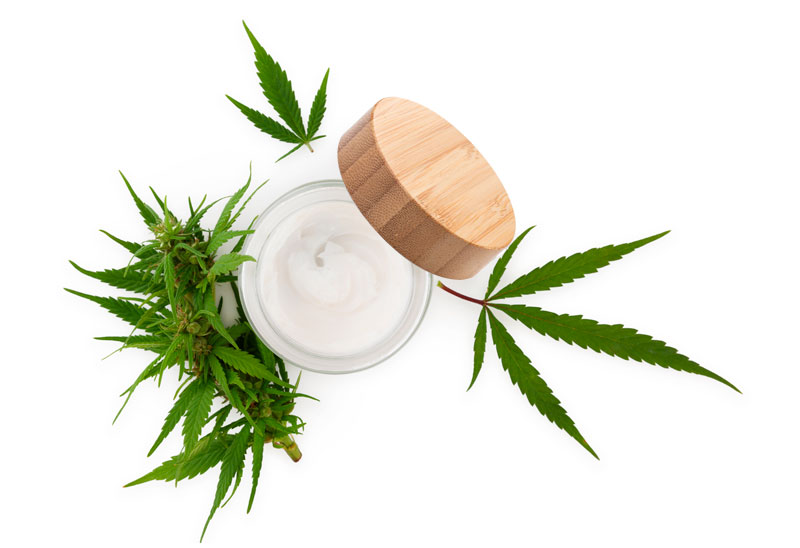 Cosmetici a base di canapa con CBD