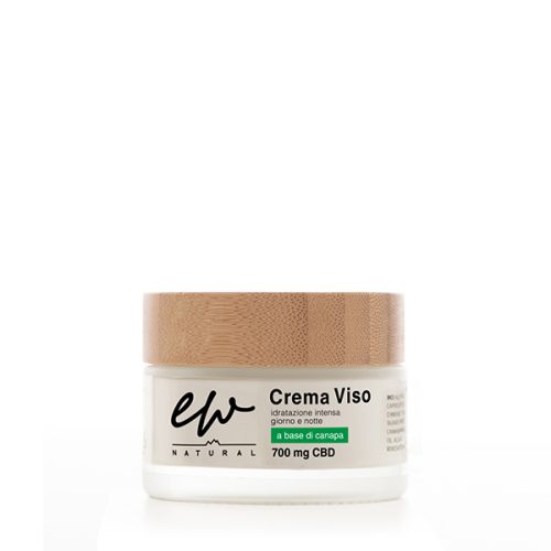 Crema Viso a base di canapa e CBD - EW Natural